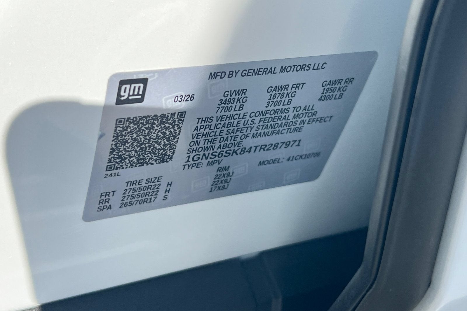 2026 Chevrolet Tahoe Premier