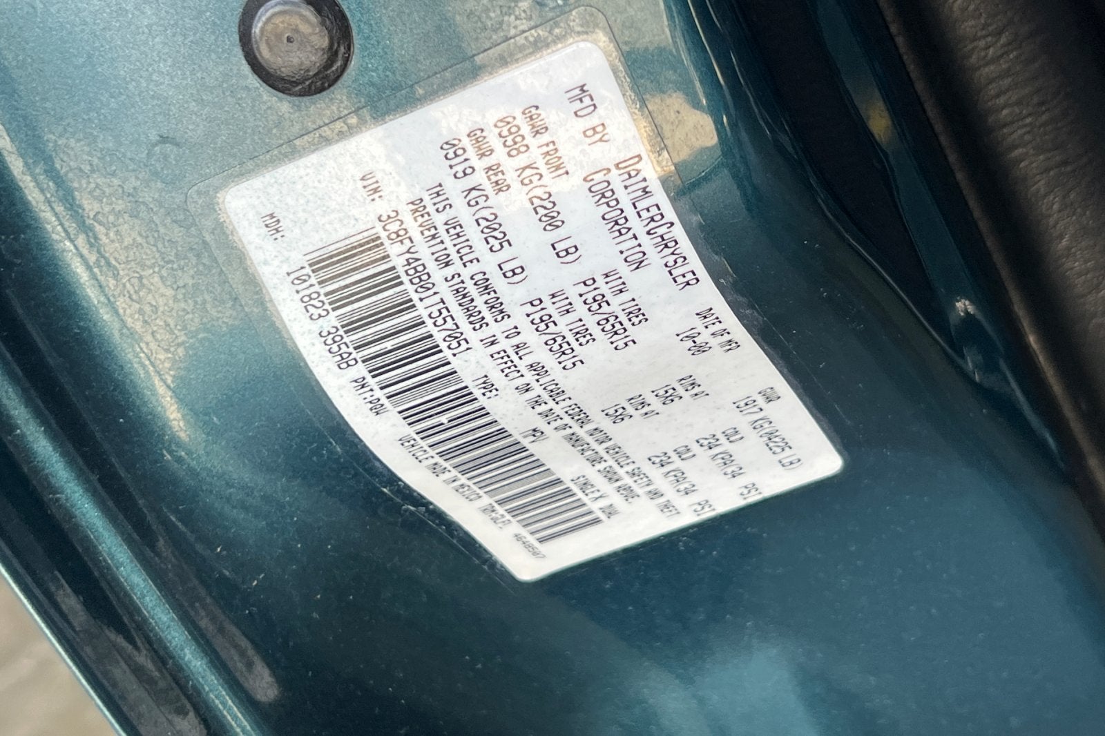 2001 Chrysler PT Cruiser 4dr Wgn
