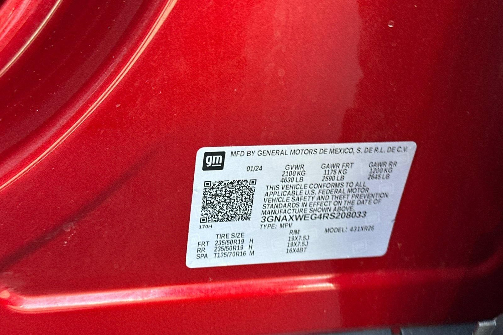 2024 Chevrolet Equinox RS
