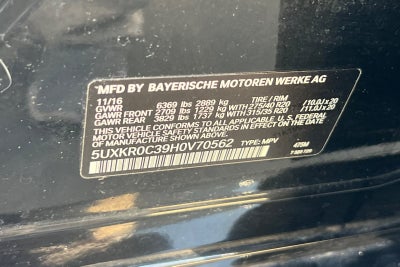 2017 BMW X5 xDrive35i