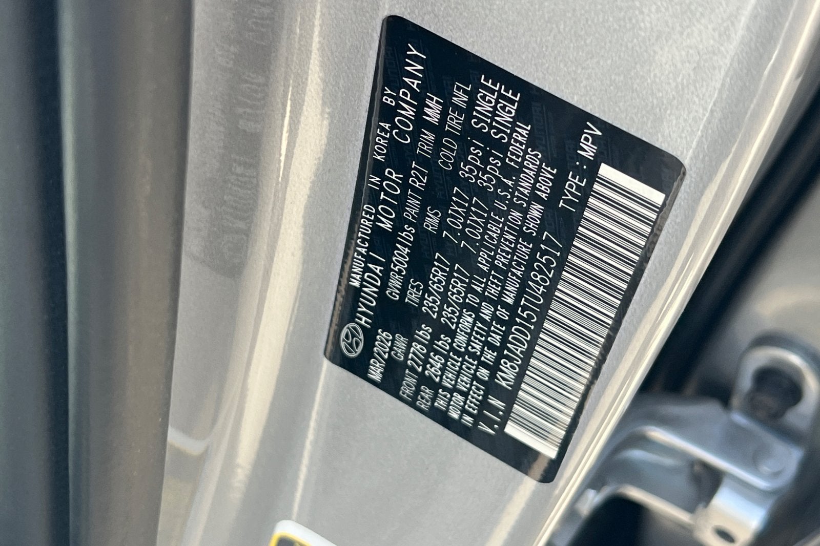 2026 Hyundai Tucson Hybrid Blue SE